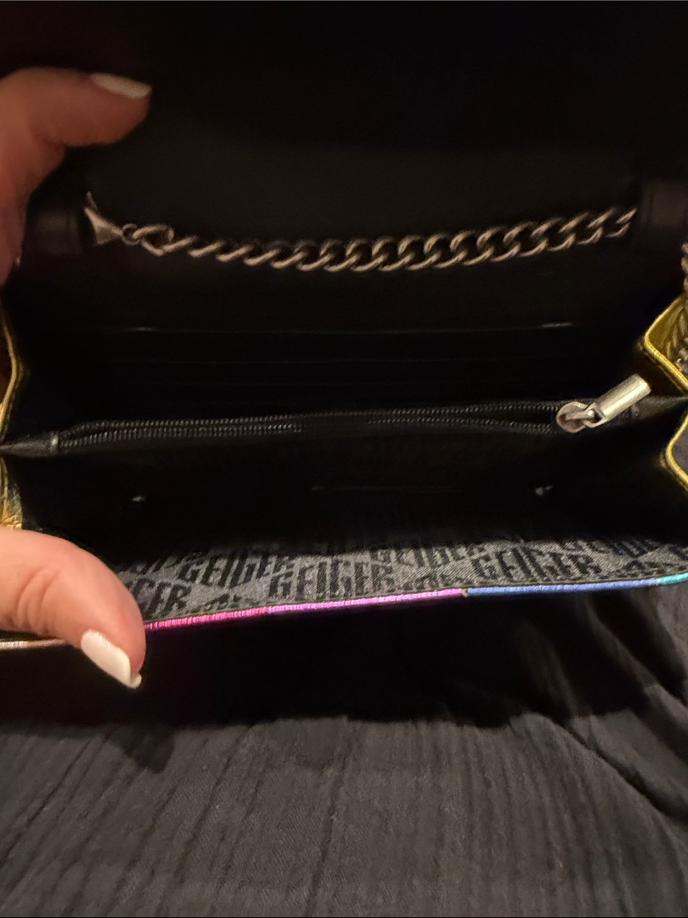 Kurt Geiger Kensington Wallet on Chain - Picture 7 of 7